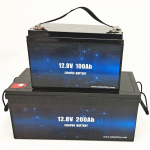 Deep Cycle LiFePO4 Solar Battery 12V 100Ah / 200Ah Golf Cart Lithium Ion Battery