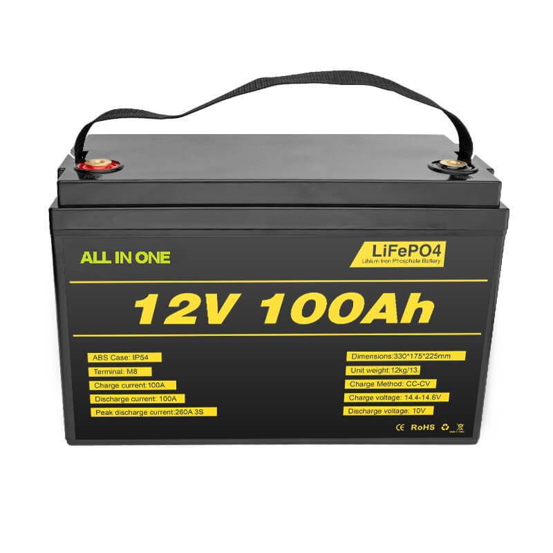 LiFePO4 Baterai Sel Lithium 12v 100ah Baterai Siklus Dalam - Ainbattery.com