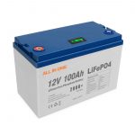 SEMUA DALAM SATU Energi Penjualan Panas Baterai Lithium Surya Perangkat Lunak Penyimpanan Kontrol BMS Siklus Dalam Isi Ulang Baterai LiFePO4 12V 100Ah