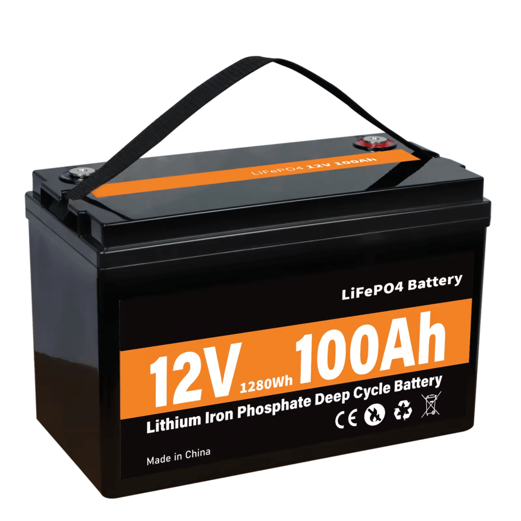 Baterai Daya Penyimpanan Energi Surya LiFePO4 12V 100Ah - Ainbattery.com