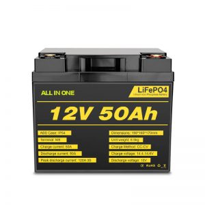 Paket Baterai Deep Cycle Lifepo4 12V 50Ah yang Dapat Diisi Ulang untuk Sistem Tenaga Listrik