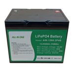 ALL IN ONE Cylindrical 2000 siklus baterai lithium 12v60Ah baterai untuk penyimpanan energi