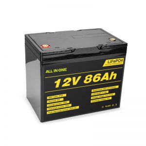 Lifepo4 12v 85ah Isi Ulang Baterai Lithium Ion Surya Siklus Dalam