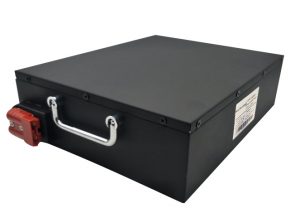 baterai li-ion 24V50Ah ringan dengan komunikasi RS4835 untuk robot AGV