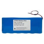 Baterai Lifepo4 9.6V 12AH 3S2P untuk Lampu Jalan Tenaga Surya